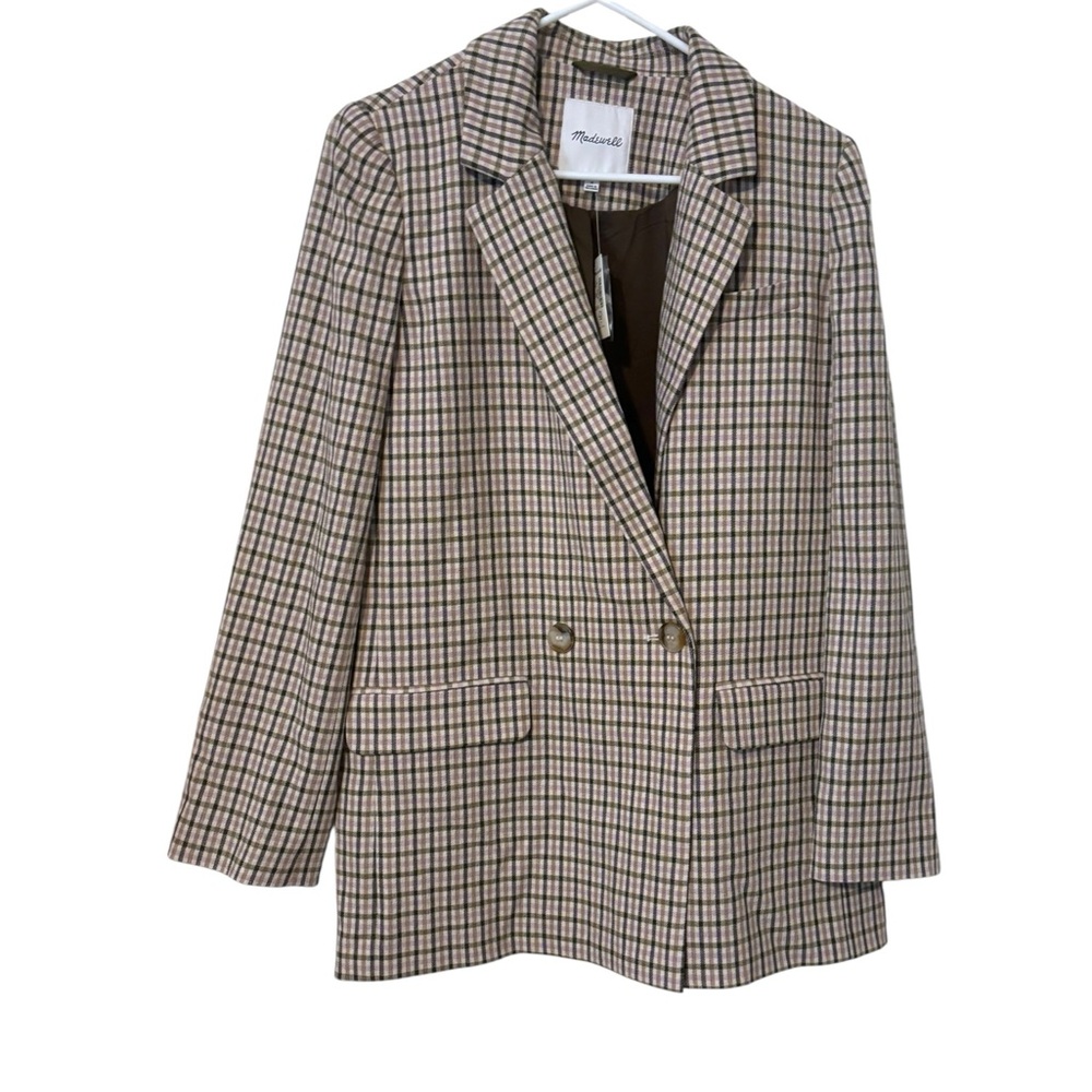 NWT! Madewell Dorset Blazer in Albermarle Plaid